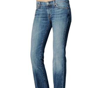 7 for all mankind jeans with pink rhinestone emebellishments